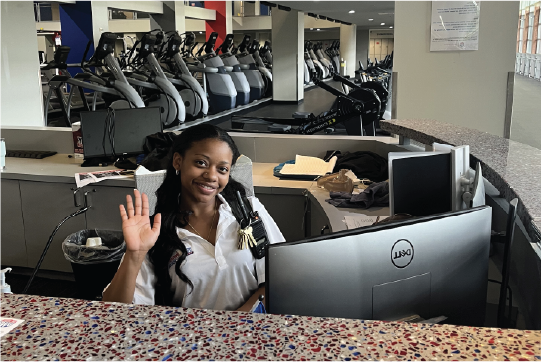 Student Building Manager at Campus Center Welcome Desk